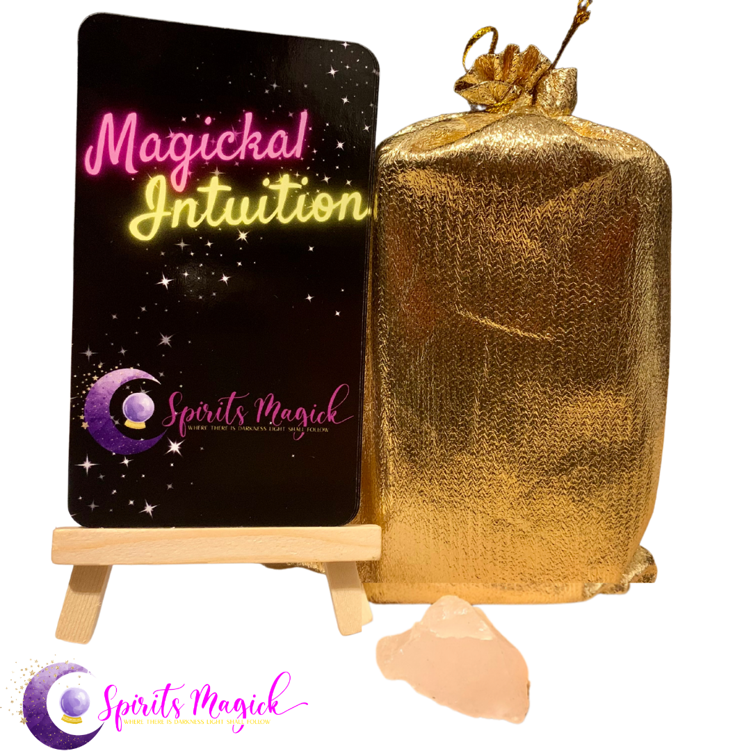Magickal Intuition Oracle Deck: Twin Flame Messages by Spirits Magick (105 ORACLE CARDS) - Twin Flame - Soulmates - DM - DF - Tarot - Oracle - LOVE READING - Spirits Magick