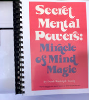 Secret Mental Powers: Miracle of Mind Magic by Frank Rudolph Young - Spirits Magick