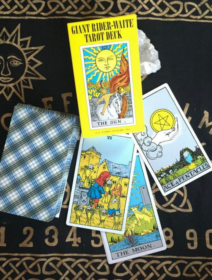 Giant Rider Wait Deck (6.5" x 4") Huge and A Must Have for All Tarot Collectors - Spirits Magick