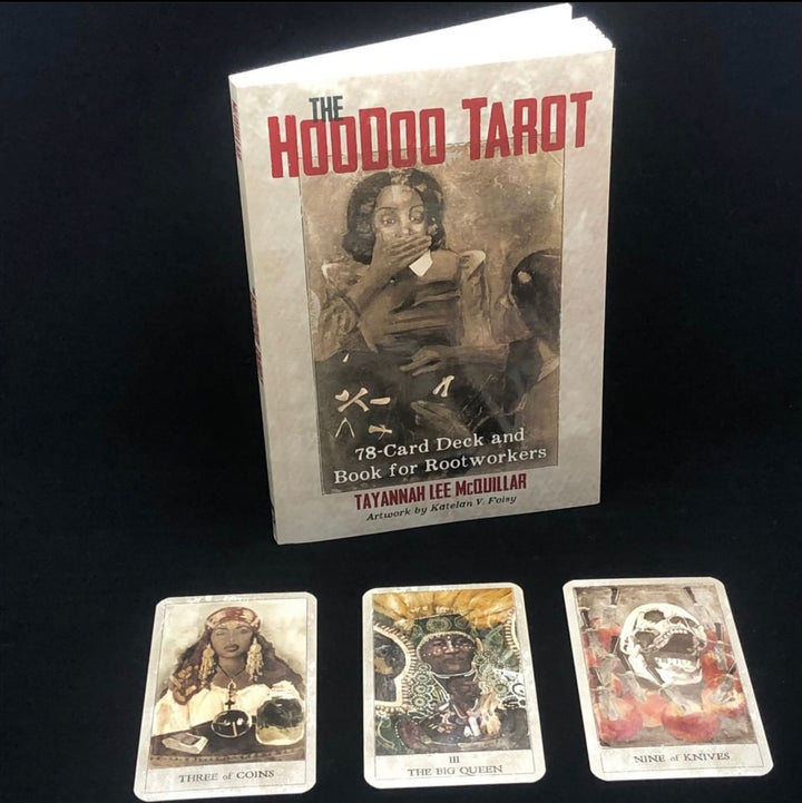 The Hoodoo Tarot: Deck and Book Set for Rootworkers - Divination Tools Tarot Spirituality New Age Hoodoo Wicca Pagan Santeria Ifa - Spirits Magick