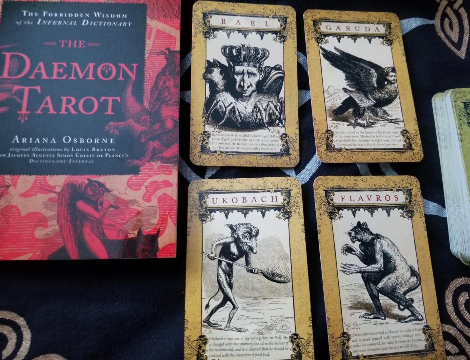Daemon Tarot: The Forbidden Wisdom of the Infernal Deck and Book