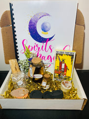 Tarot Box Starter Kit - Baby Witch - Gift Set - RIDER WAITE SMITH DECK - Tarot Deck - Florida Water - Intuition Oil - Sage - Craft Kits - Tarot Cards - Spirits Magick