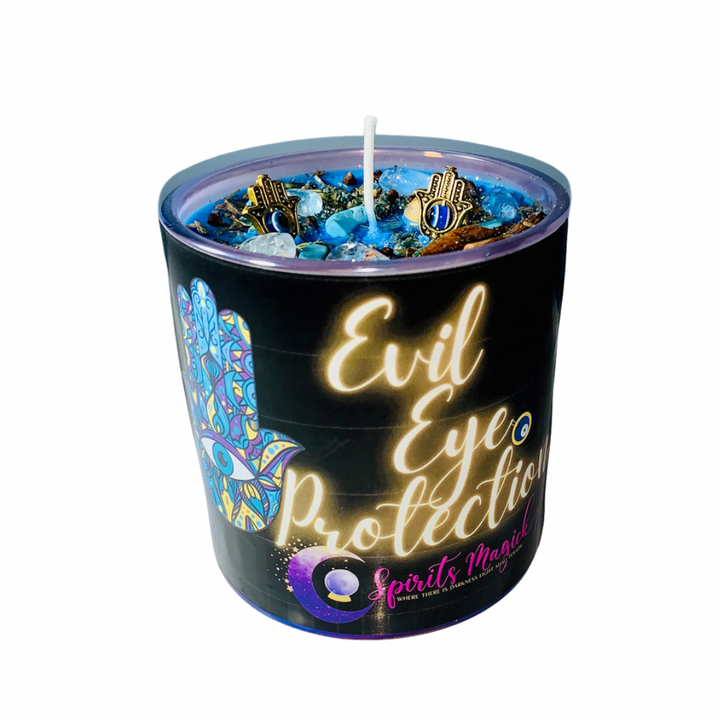Evil Eye Protection Spelled Candle