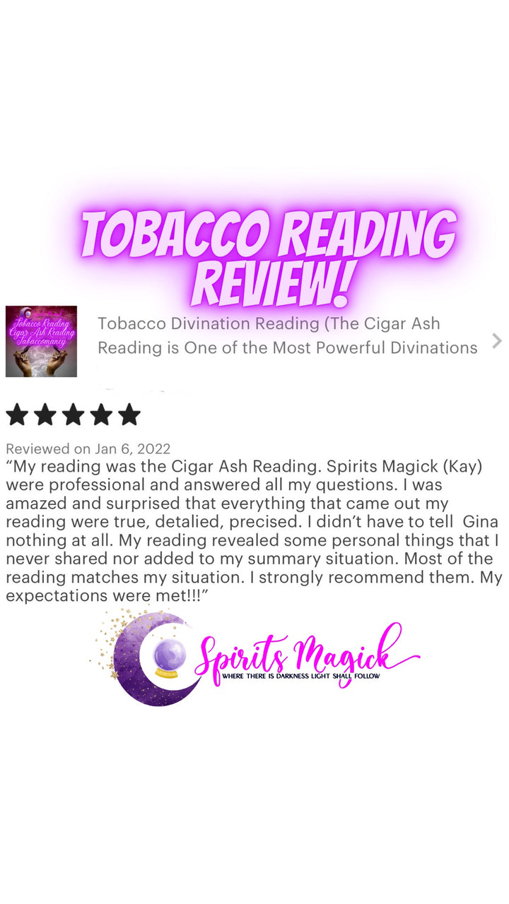 Tobacco Divination Reading (Powerful Spiritual Reading)