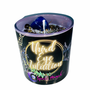 Third Eye Intuition Spelled Candle