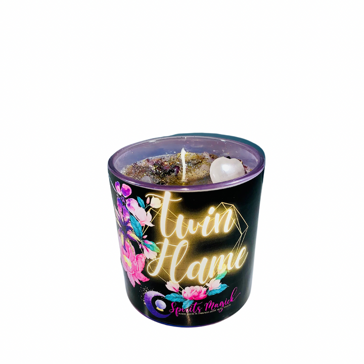 Twin Flame Spelled Candle
