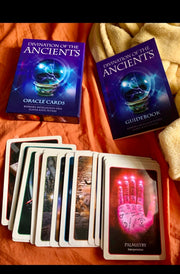 Divination of the Ancients Oracle Cards (Palmistry, Dreams, Tarot, Crystals, Black Cat, Numerology, Spells, Astrology, Prayer) - Spirits Magick
