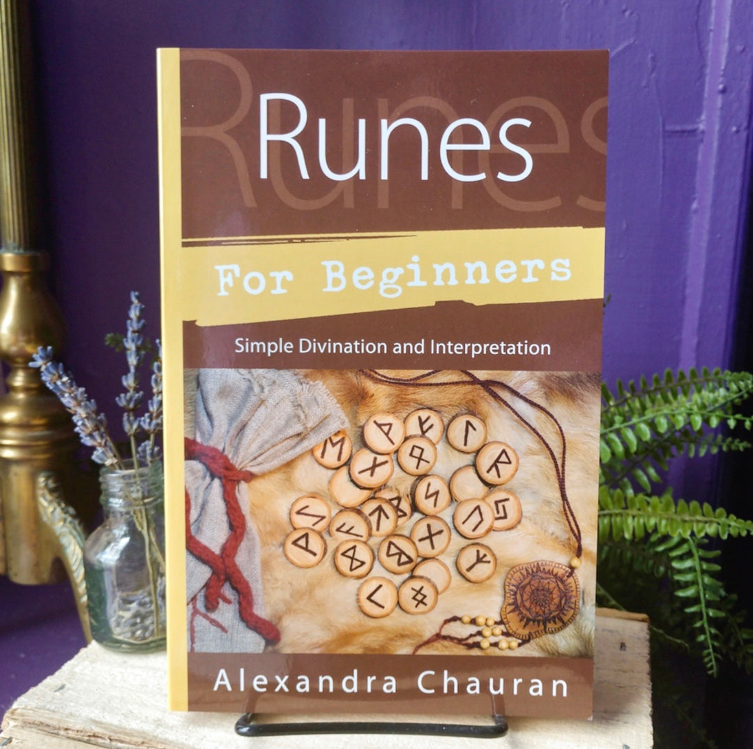 Runes Exclusive Set (Limited Edition Includes Crystal Runes + Full-Size Book: Runes for Beginners) - Spirits Magick